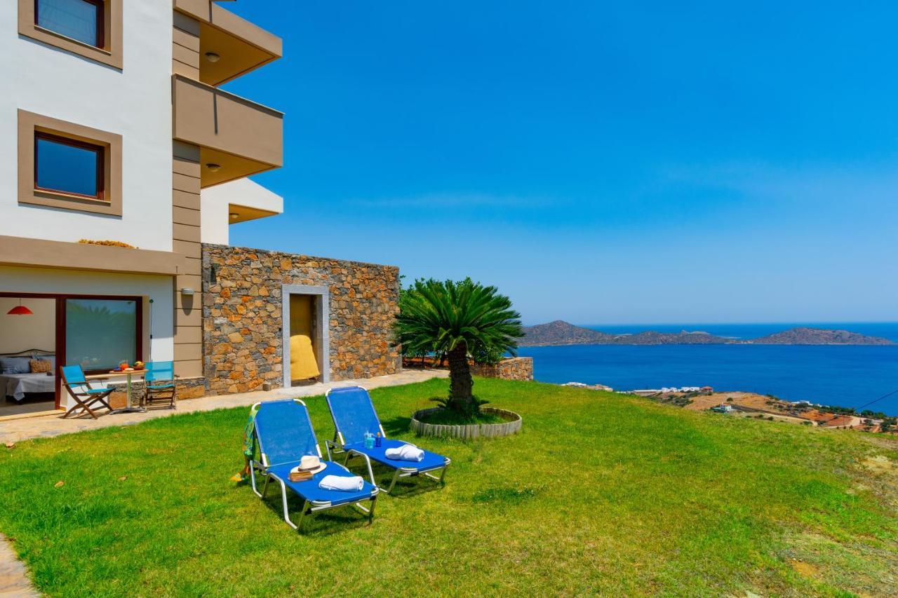 Aggeliki Stunning Elounda View Apartment Dış mekan fotoğraf